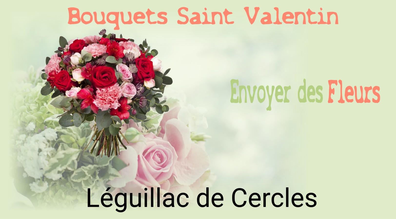 Roses de Saint-Valentin livrées à Léguillac-de-Cercles